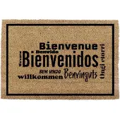 EDM Deurmat Bruin Vezel (60 x 40 cm)