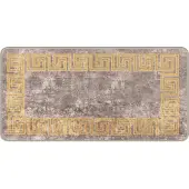 vidaXL Tapijt Runner MARSA Grijs 50 x 100 cm Polyester en PVC