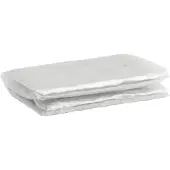 vidaXL Doorzichtig afdekzeil met ogen 2x2 m PVC