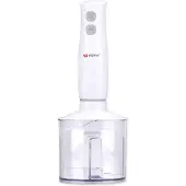 Alpina Staafmixer Set - Handmixer met Hakmolen, Pureerstaf en Garde - Elektrische Mixer en Blender 400W - Wit