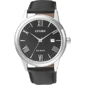 Citizen Analoog horloge 'Elegant leger' zwart / zilver