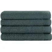 Lucca - Gastendoekjes - 4-pack - 30x50 - D.Groen