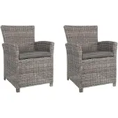Lesli Living Tuinstoel Tropez Smoke - grijs
