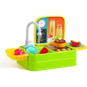 MOLTO Keuken Met Gootsteen En Accessoires Echte Kraan 33x61x25 Cm