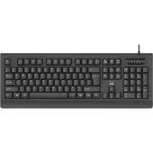 Ewent EW3286, Volledige grootte (100%), Kabel, USB, Membraantoetsen, QWERTY-indeling, Zwart