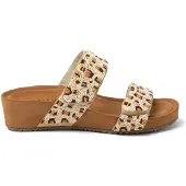 Lazamani Slippers Dames Wit Leer Maat 42