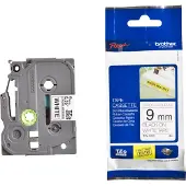 Brother TZe-S221 Tape Zwart op wit (9 mm)