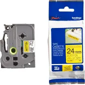 Brother Tape TZe-S651 Zwart op geel (24 mm)