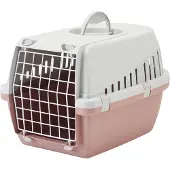 Savic Trotter 1 Ashrose - Kattenvervoersbox - Lichtgrijs Pink