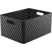 Rotho 1166808853 Opbergmand (l x b x h) 43 x 33 x 21.5 cm Antraciet 1 stuk(s)
