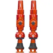 Muc-Off Tubeless Valve Big Bore Lite Small Orange Presta Valve 30mm