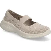 SKECHERS Dames Ballerine Bedford | Taupe | Maat: 39