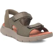 SKECHERS GO WALK FLEX SANDAL-EASY ENTR Heren Sandalen - Olijf