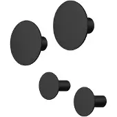 Blomus Haakje Ponto Black (Set van 4)