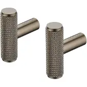 Blomus Wandhaakje Rof Elongated Burned Metal (Set van 2)