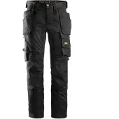 Snickers 6241 AllroundWork Stretch Werkbroek Met Holsterzakken - Zwart - Maat 54