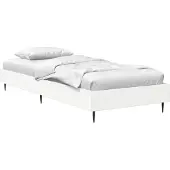 vidaXL Bedframe Wit 80 x 200 cm Bewerkt hout