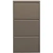 Kare design Schoenenkast Caruso taupe 3 laden