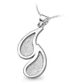 Orphelia Dames 925 Sterling Zilveren Ketting met Hanger - Zilver ZH-4699