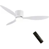 Freelight Plafondventilator Brezza Wit incl. Led 132cm