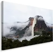 Karo-art Schilderij - Waterval in Venezuela, premium print