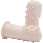 Difrax Lichtroze Vingertop Tandenborstel - 2 stuks