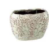 Ptmd Bloempot Avis - 28x18x20 cm - Keramiek - Creme
