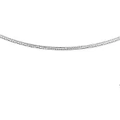 The Jewelry Collection Huiscollectie 4100360 Witgouden Omega colliers