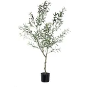 Ptmd collection PTMD Kunstplant Olive - 110x70x156 cm - Polyester - Groen