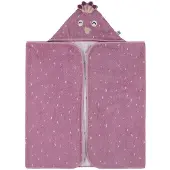 Trixie Badcape - Mrs. Peacock - 70x130cm - 100% Biologisch Katoen - Hooded Towel - Handig formaat