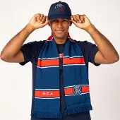 Paris Saint Germain PSG split logo pet - Officieel PSG product - 58 cm - Paris Saint-Germain cap