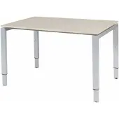 Schaffenburg Verstelbaar Bureau - Domino 120x80 robson - alu frame