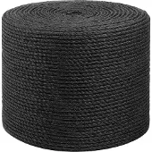 vidaXL Jute Touw 6 Zwart 100% Tossa jute