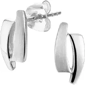 TFT Oorknoppen Poli/mat Zilver Gerhodineerd Mat Glanzend 13 mm x 6.5 mm