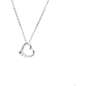 Trendjuwelier huiscollectie 1325613 Zilveren Ketting Hart 1,3 mm 41 + 4 cm