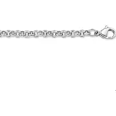 Trendjuwelier huiscollectie 6502463 Collier Staal Jasseron 4,0 mm
