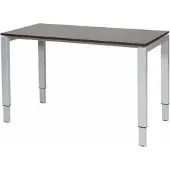 Schaffenburg Verstelbaar Bureau - Domino 120x60 logan - alu frame
