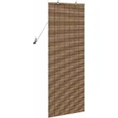 vidaXL Rolgordijn Bruin 60 x 160 cm Bamboe