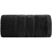 Eurofirany Luxe Katoenen Badhanddoek 70x140 cm, 500 g/m², Zwart
