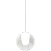 Wever & Ducre Glazen hanglamp Oplia, helder / transparant, Woon-/ Eetkamer, Glas, Modern, hanglamp