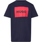 HUGO BOSS Shirt marine / bloedrood / zwart