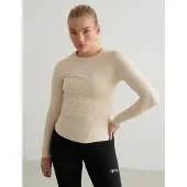 Aim'n Functioneel shirt beige / wit