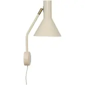 Frandsen Wandlampe , Lyss, Beige, Woonkamer, Metaal, Designer