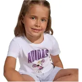 Adidas Trainingspak 'x Disney Minnie Mouse' lichtgrijs / lila / zwart / wit