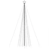 vidaXL LED-kerstboom met spikes 1534 LEDs 500 cm blauw