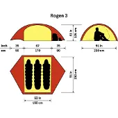Hilleberg Rogen 3 (Kleur - Green)
