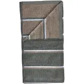 Zone Badlaken Sauna Olive Green / Taupe / Blue Fog (70 x 140 cm)