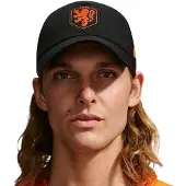 Nike Nederland Cap Club World Cup 2026 - Zwart/Oranje