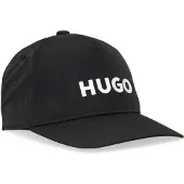 HUGO Kinderpet met rubberen logoprint