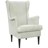 vidaXL Fauteuil Crèmekleurig Fluweel
